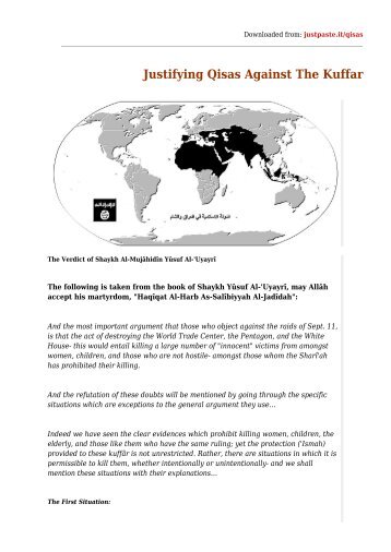 Justifying Qisas Against The Kuffar