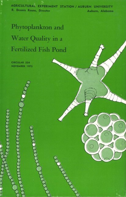 Phytoplankton and Water Quality in a Fertilized Fish Pond 4