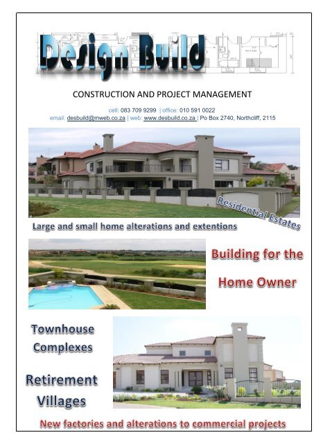 Design Build Portfolio