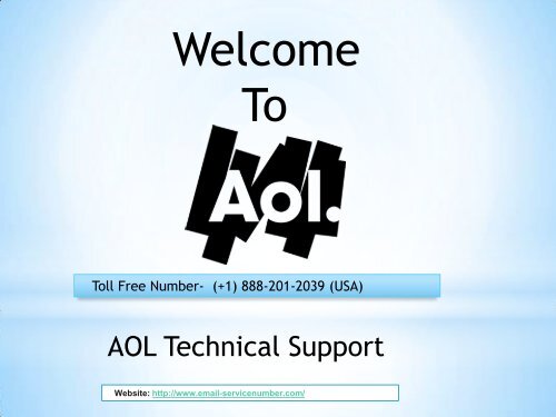 AOL phone support service @ +1-888-201-2039 USA | http://www.email-servicenumber.com