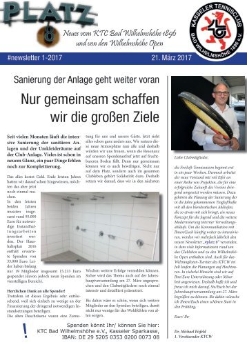 Newsletter KTCW Nummer 1-17