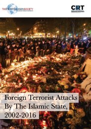 Foreign Terrorist Attacks By The Islamic State 2002-2016