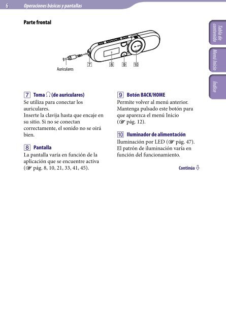 Sony NWZ-B152F - NWZ-B152F Consignes d&rsquo;utilisation Espagnol