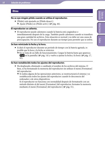 Sony NWZ-B152F - NWZ-B152F Consignes d&rsquo;utilisation Espagnol