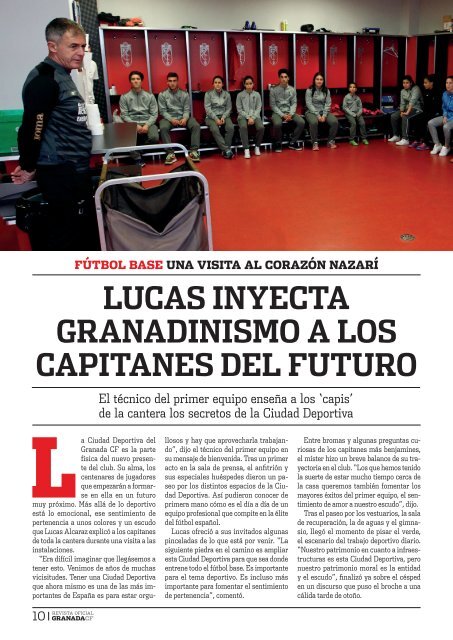 Revista Oficial del Granada CF. Número 86