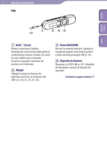 Sony NWZ-B152F - NWZ-B152F Consignes d&rsquo;utilisation Roumain