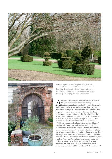 Wealden Times | WT182 | April 2017 | Gardens supplement inside