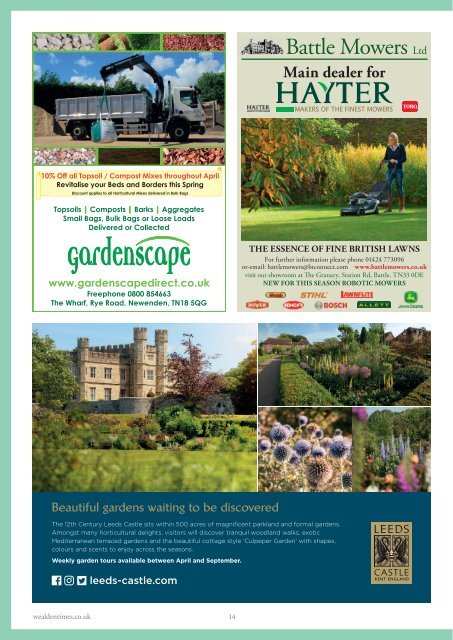 Wealden Times | WT182 | April 2017 | Gardens supplement inside