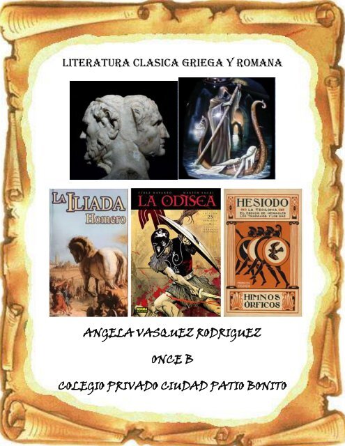 LITERATURA CLASICA GRECIA Y ROMANA