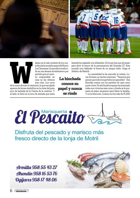 Revista Oficial del Granada CF. Número 91