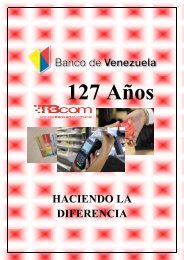 127 Años banco de venezuela
