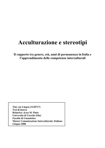 Tesi_Acculturazione_e_stereotipi_30-06-2008