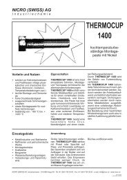 1400 THERMOCUP NICRO (SWISS) AG