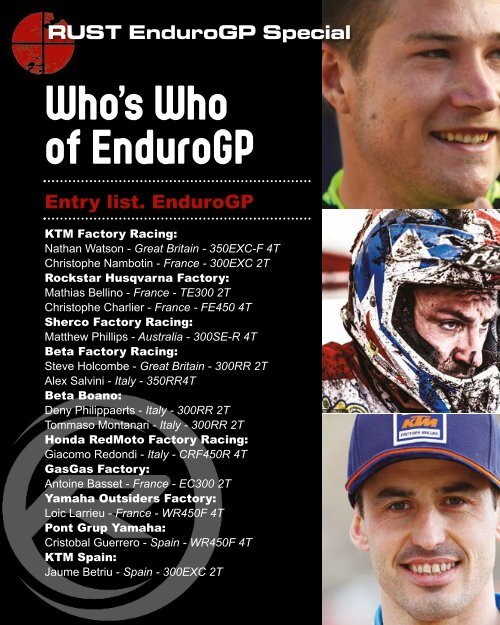 RUST magazine: EnduroGP 2017 Guide