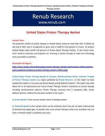 United States Proton Therapy Market