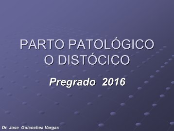 Parto Distocico-pregardo 3013 alumnos