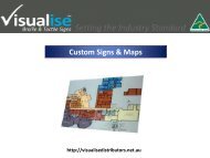 Custom Signs & Maps