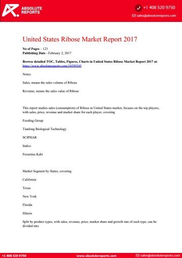 10599345-United-States-Ribose-Market-Report-2017