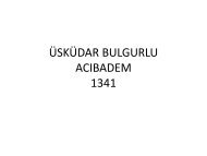 SKÜDAR BULGURLU ACIBADEM