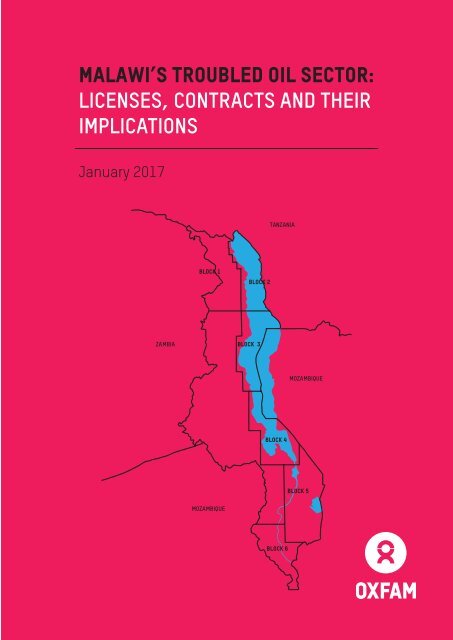 Malawi’s Troubled Oil Sector LICENSES CONTRACTS AND THEIR IMPLICATIONS