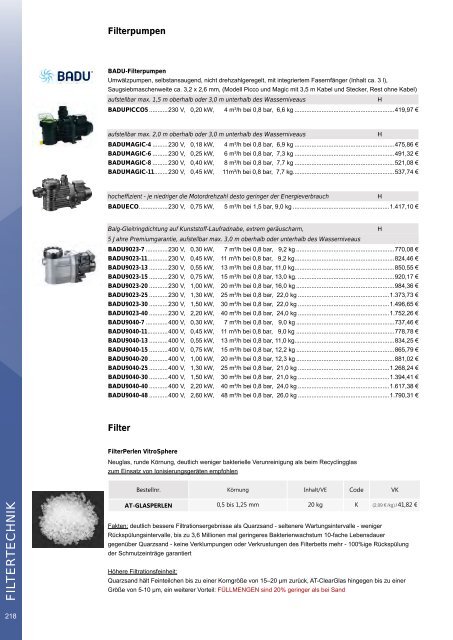 aquatechnik Gesamtkatalog 2023/2024