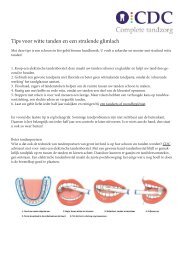 Tips voor witte tanden en een stralende glimlach