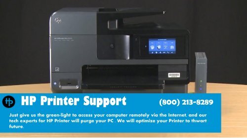 HP printer support number