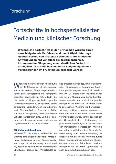 Kompendium Forschung & Klinik 2012 – 2016 