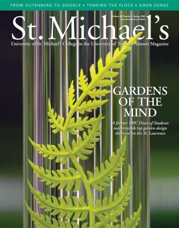 gardens of the mind gardens of the mind - St. Michael's College ...