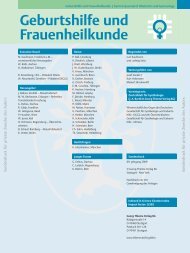 Geburtshilfe und Frauenheilkunde - GGG, Gesellschaft für ...