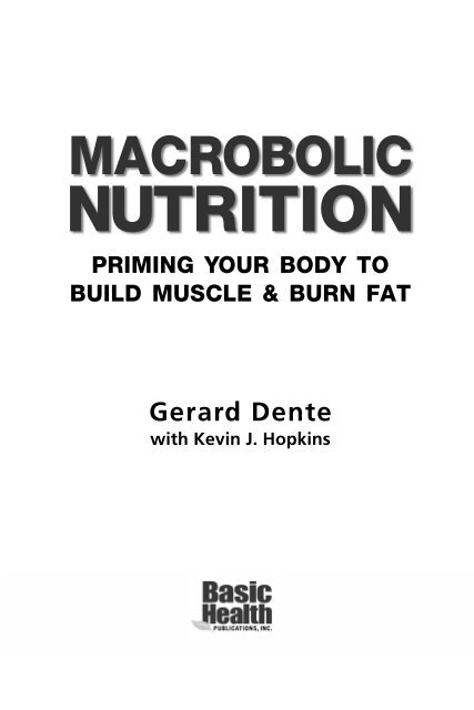 Macrobolic Nutrition - Bodybuilding.com