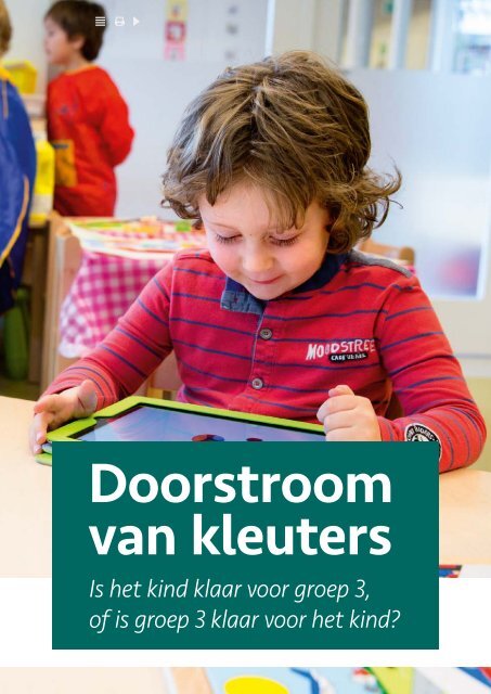 Doorstroom van kleuters