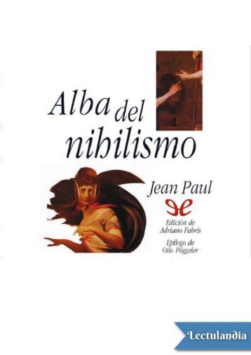 Alba del nihilismo - Jean Paul