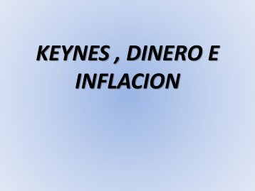 CONSUMO, AHORRO E INVERSION