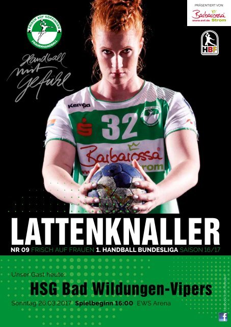 Lattenknaller 09 - 26.03.2017 - SAISON 2016/17 - FRISCH AUF Frauen