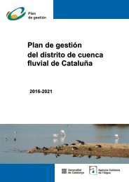 Plan de gestión del distrito de cuenca fluvial de Cataluña