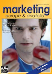 marketing europe & anatolia Sayı: 021