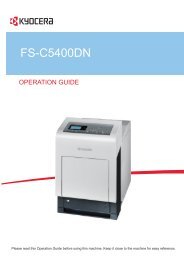 FS-C5400DN - KYOCERA Document Solutions