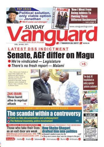 26032017: Senate, AGF differ on Magu