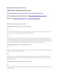 Mgt 4 Organizational Behavior And Management Entire Course