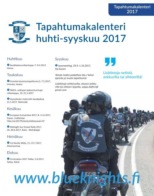 MP-messuilla ja turvallisesti liikenteessä