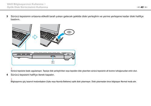 Sony VPCEB2Z1R - VPCEB2Z1R Mode d'emploi Turc