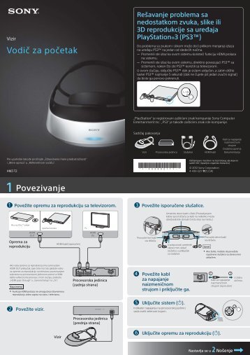 Sony HMZ-T2 - HMZ-T2 Guida di configurazione rapid Serbo