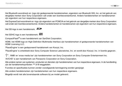 Sony VPCEB1A4E - VPCEB1A4E Istruzioni per l'uso Olandese