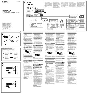 Bose Panaray LT Series III Loudpeakers - Installation ... sony cdx gt250mp wiring diagram 