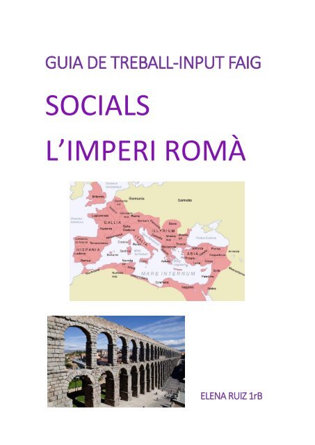 L&#039;IMPERI ROMÀ-SOCIALS FAIG