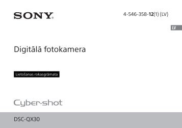 Sony DSC-QX30 - DSC-QX30 Istruzioni per l'uso Lettone