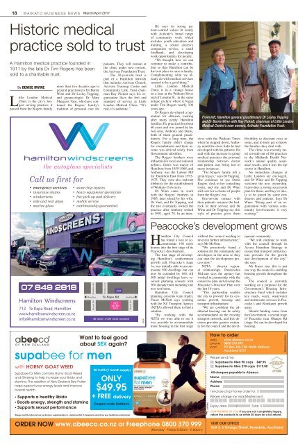 Waikato Business News March/April 2017