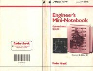 Engineer's Mini-Notebook - Optoeletronics Circuits [Archer - Forrest M. Mims III - Radio Shack]