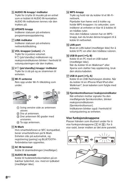 Sony SRS-X99 - SRS-X99 Mode d'emploi Finlandais